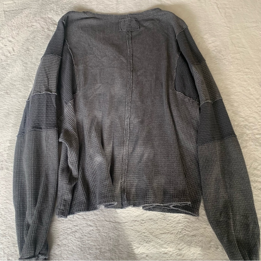 Free People Callisto Henley We The Free Oversized Sz Sm Bohemian Streetwear - Picture 5 of 9